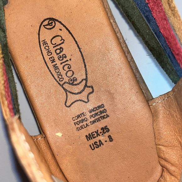 D’Clasicos ladies sandals size 8 leather with several colors , low heel height - Picture 6 of 8